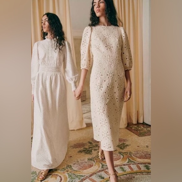 NWT SEZANE CALI DRESS Size 34 + GASTON SCARF SARA RED - Picture 1 of 14